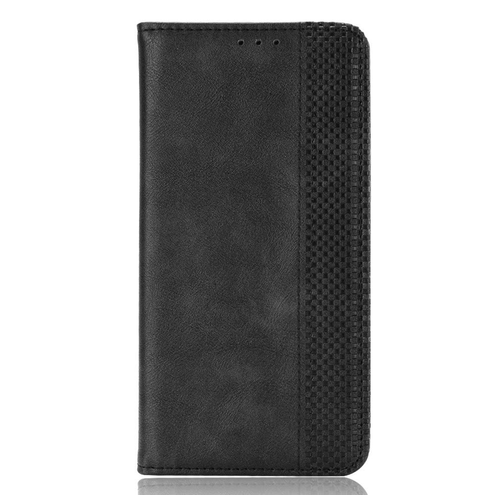 Premium PU Leather Flip Case Cover for Infinix Note 8 / X692 - Slim Protective Phone Case with Card Slots & Kickstand (Black) - Perfect for Work, Travel, and Everyday Use