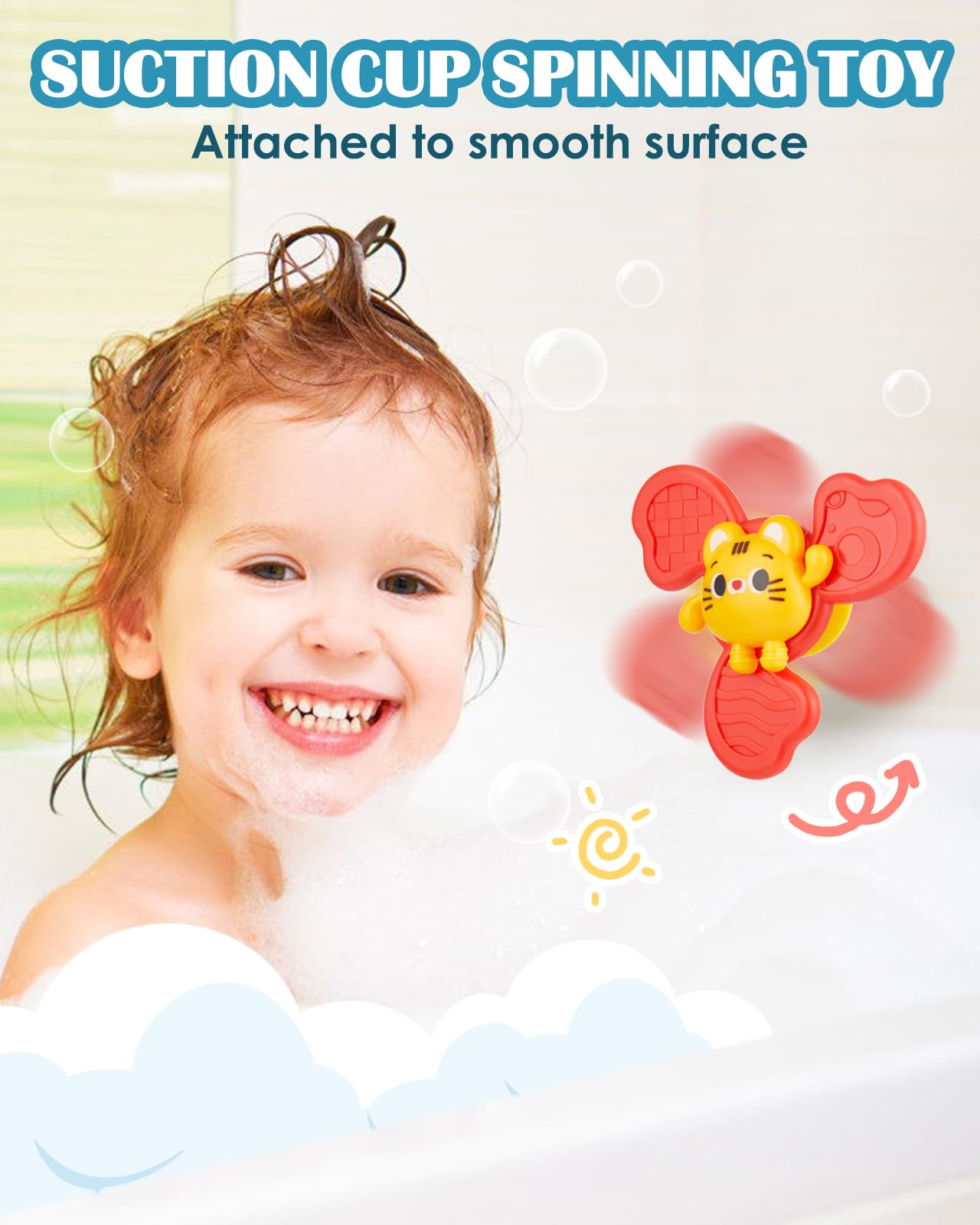 Lictin Baby Bath Toys for Toddlers - Fun Shower & Fishing Game for Kids - Perfect Gift for Baby Boy & Girl