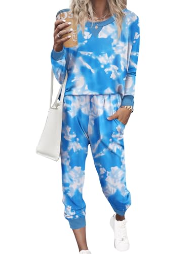 Tie Dye Blue White