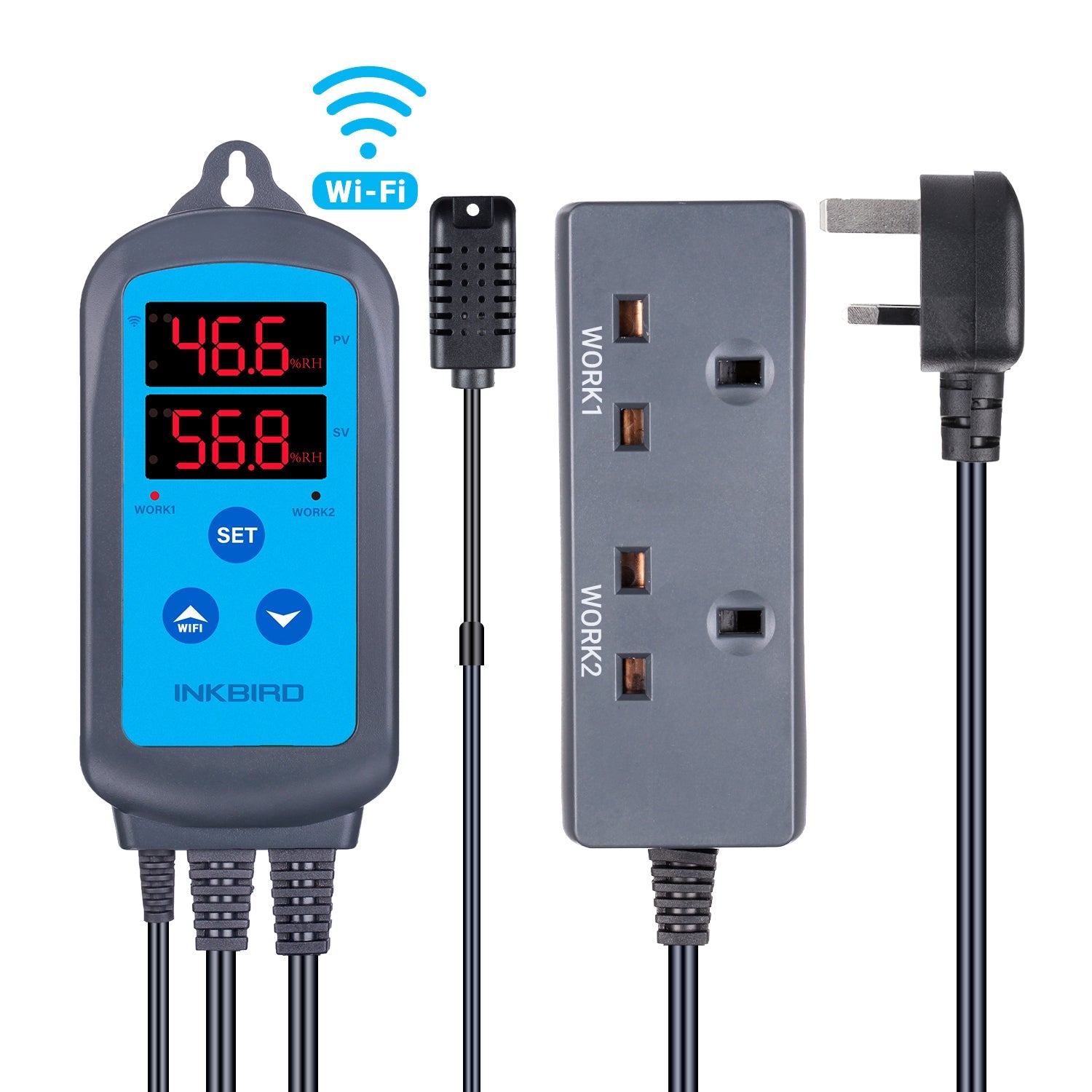 IHC 200 Series Digital Humidity Controller - Precise Climate Control for Greenhouses, Grow Tents & Home Storage Areas