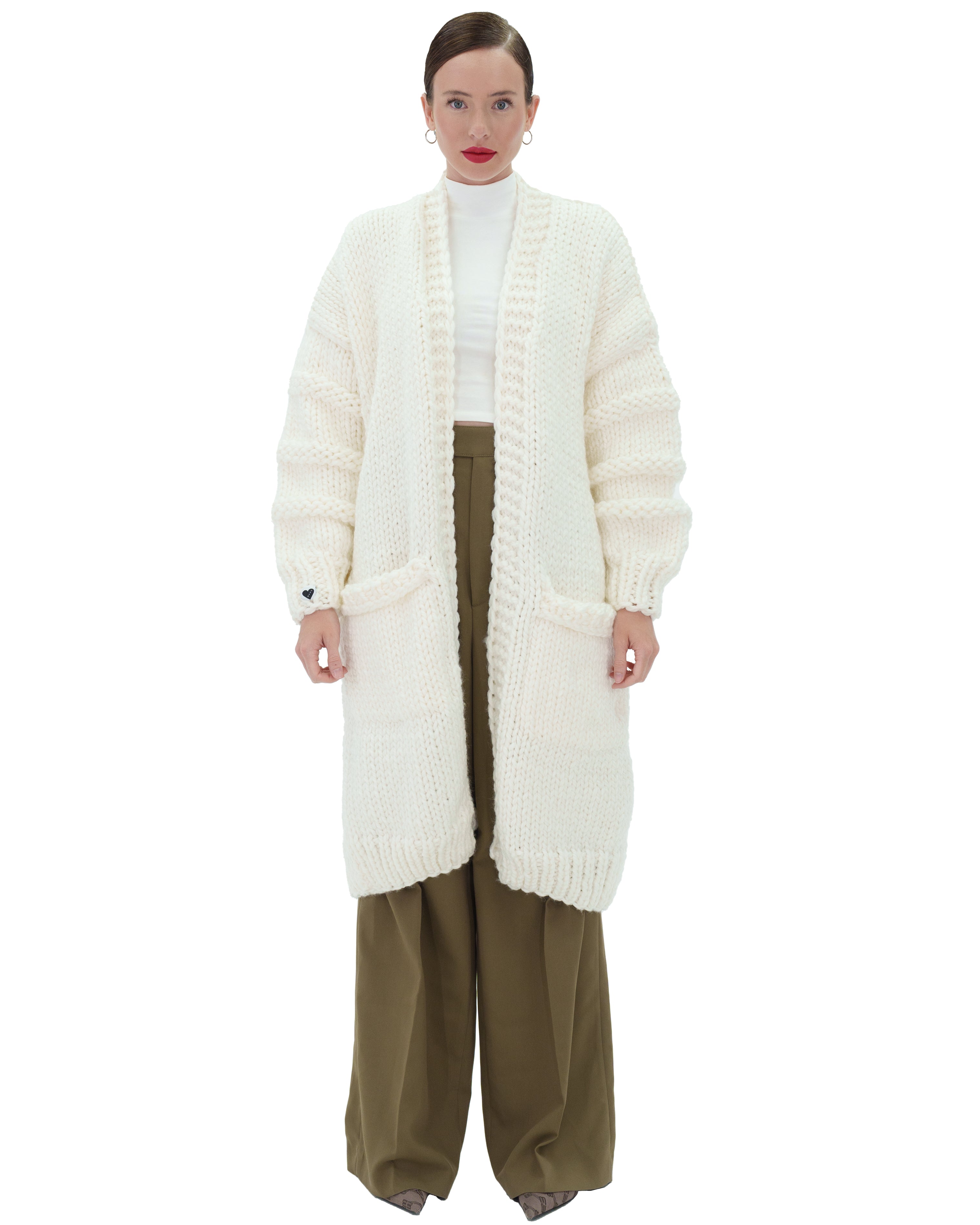 Stylish Long Pocketed Cardigan for Women - Cozy Knit Sweater with Pockets - Perfect for Fall, Winter & Layering Outfits