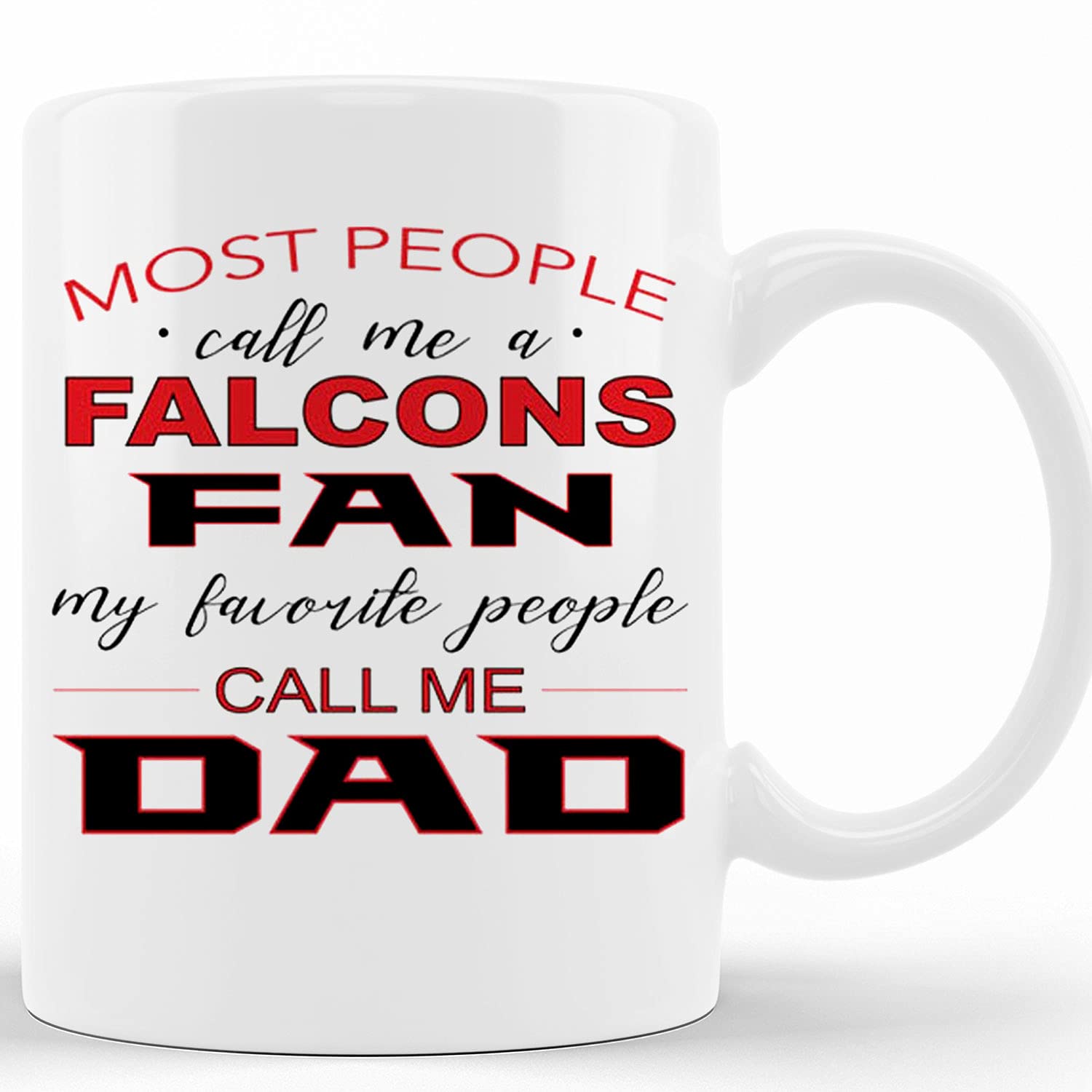 Atlanta Falcons Coffee Mug - 11oz & 15oz Ceramic Novelty Cup for Dad | Football Fan Gift, Tea & Coffee Drinking | Perfect for Game Day, Office Use & Father's Day