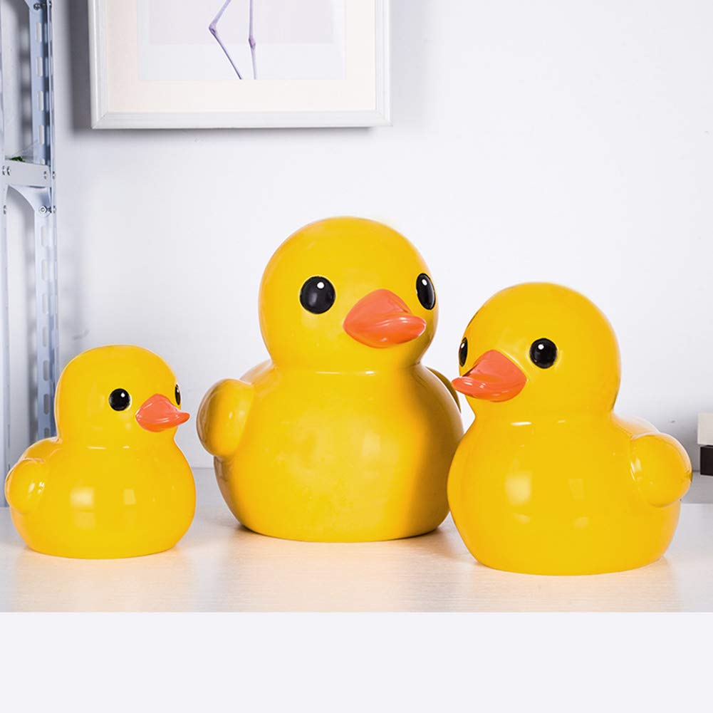 Adorable Rubber Duck Piggy Bank - Large 3XL Size Coin Money Saving Bank for Kids, Boys & Girls | Fun Christmas Birthday Gift Idea | Cute Home Decor for Bathroom, Nursery & Kids Room