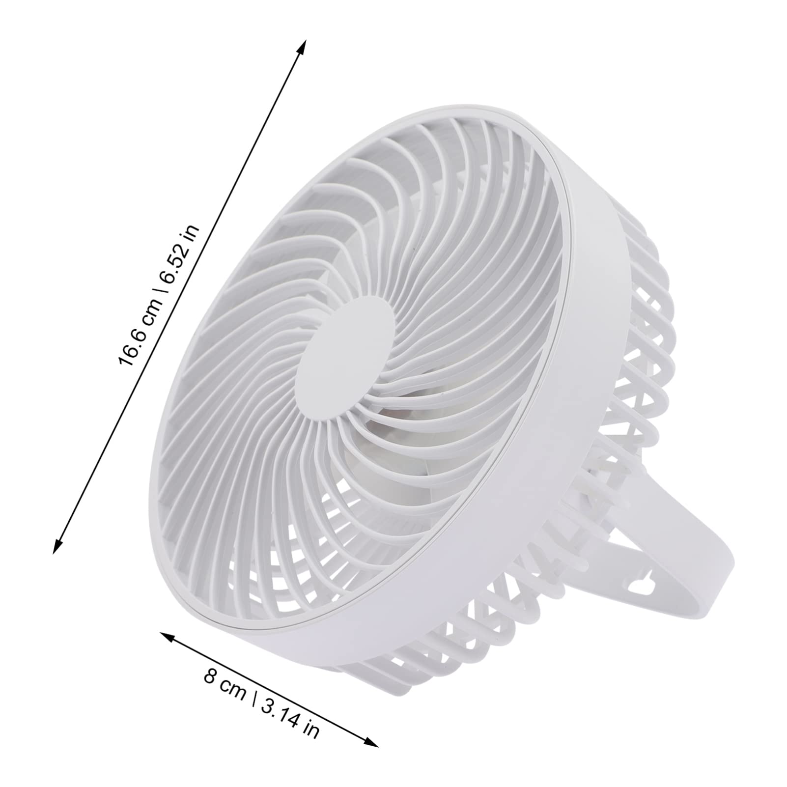 OSALADI USB Desk Fan with LED Night Light - Portable, Rechargeable Small Personal Fan for Office, Home & Travel | Quiet Cooling for Workspace, Bedroom & Outdoor Use