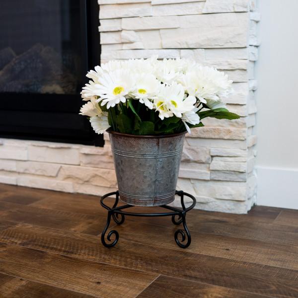 Modern Wooden Plant Stand for Indoor & Outdoor Use - Elegant Piazza Style Display for Potted Plants, Flowers & Home Decor - Perfect for Living Room, Patio, Garden & Balcony