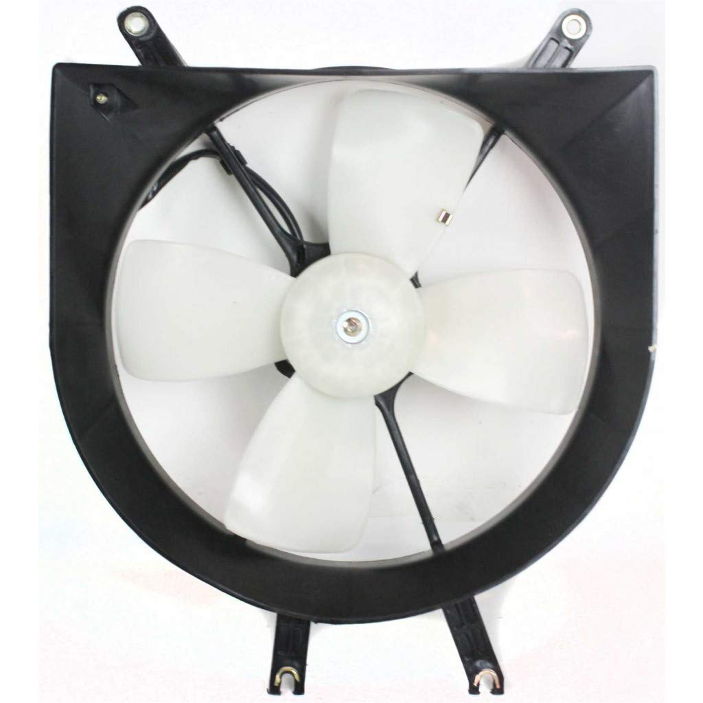 1992-1998 Honda Civic/Civic del Sol Passenger Side Radiator Fan - Single Fan Replacement Part HO3115102 19015P08013 | Perfect for Engine Cooling System Repair & Maintenance