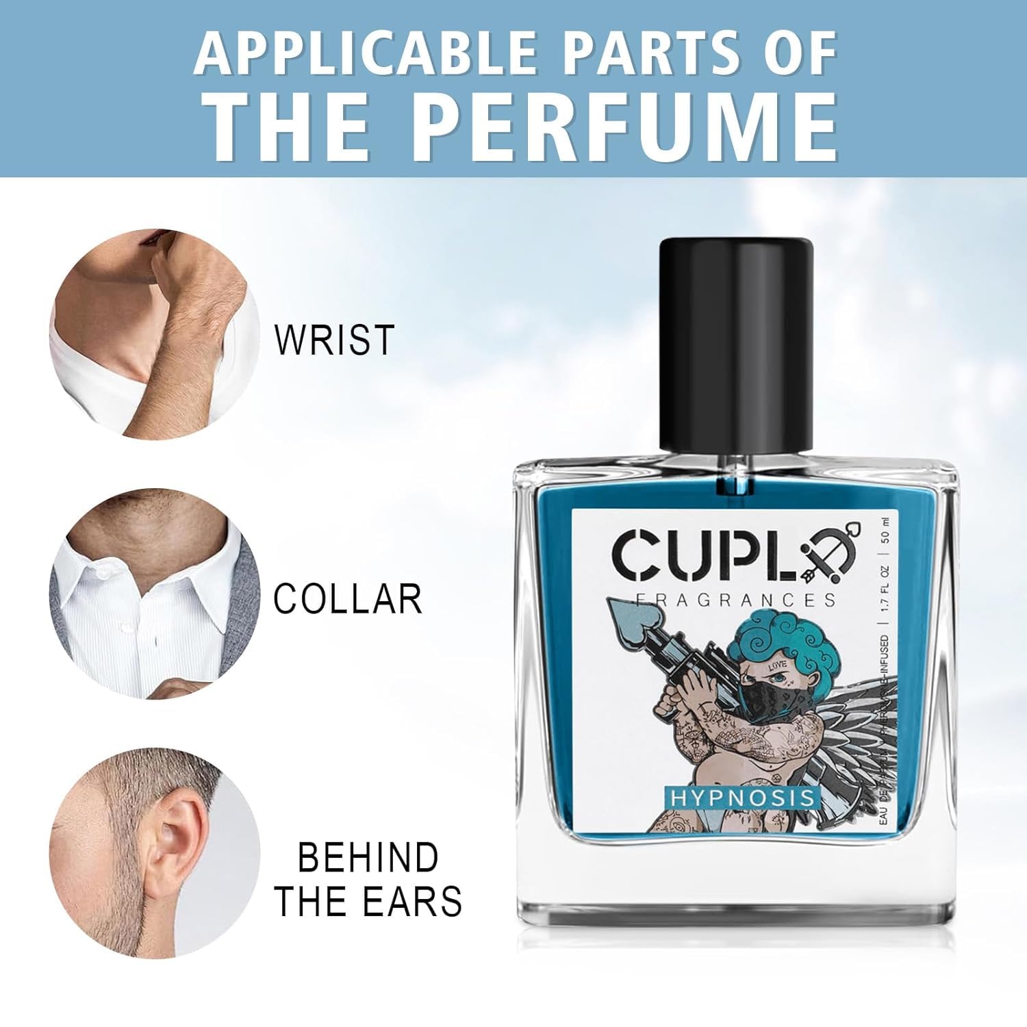 **Cupld Cologne for Men - Pheromone-Infused Hypnosis 2.0 Cologne | Long-Lasting Men's Fragrance to Enhance Attraction & Confidence | Perfect for Date Night, Office, and Special Occasions**