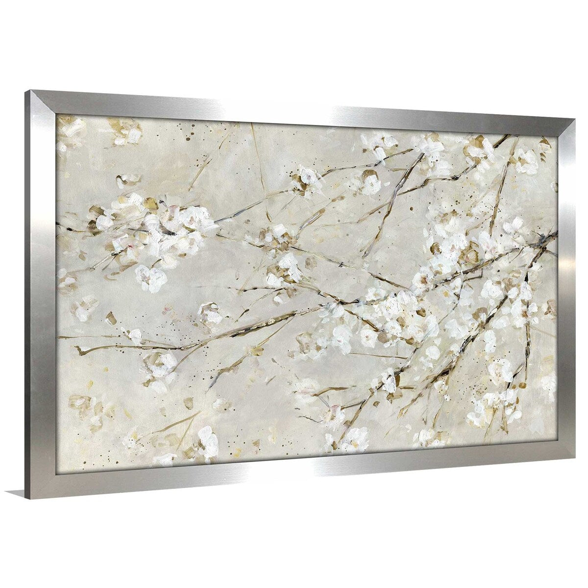 Blossom Confetti (Horizontal) by Sally Swatland - Premium Acrylic Wall Art Print - Floral Home Decor for Living Room, Bedroom & Office