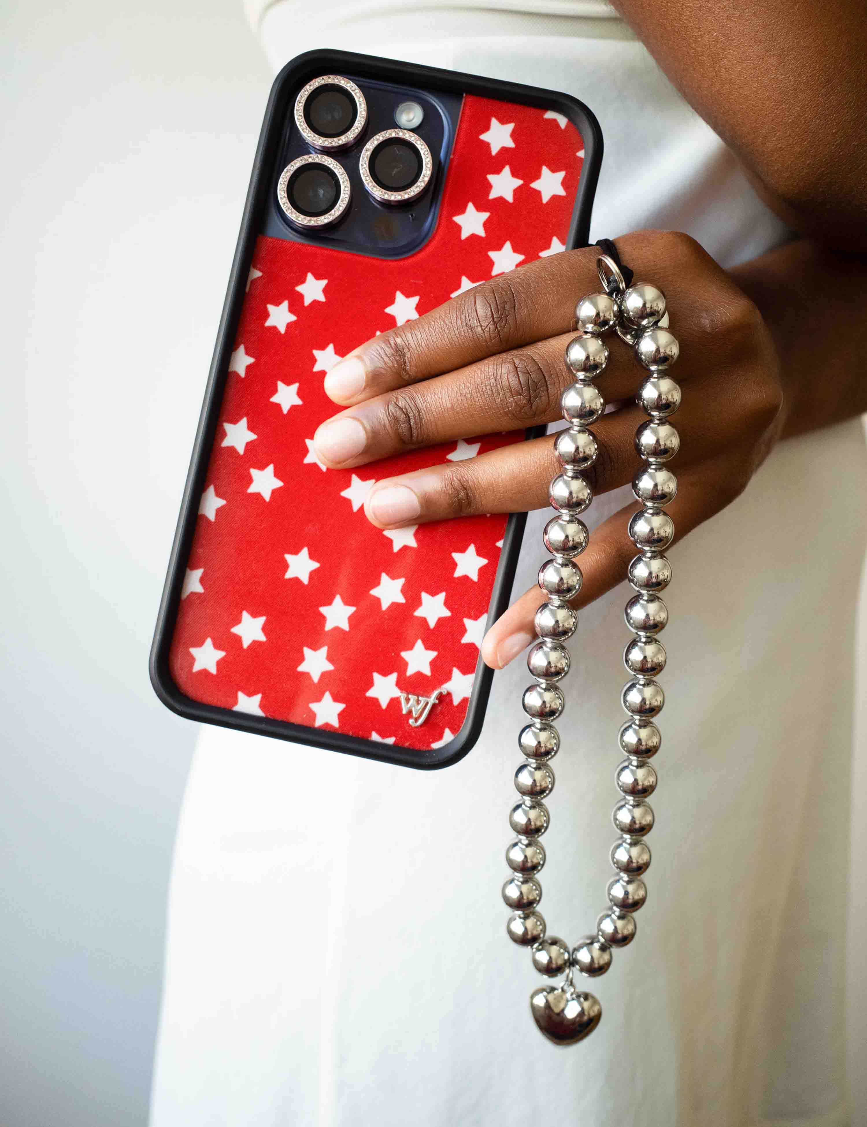 Chrome Wristlet Wallet for Women - Stylish RFID Blocking Clutch Purse with Wrist Strap - Perfect for Parties, Travel, and Everyday Use