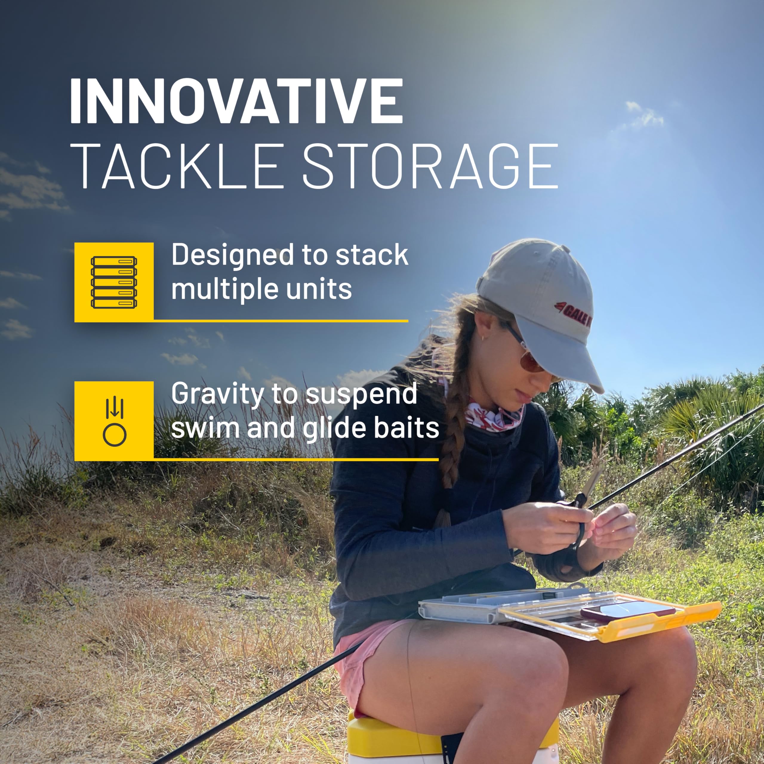 Plano EDGE Series Fishing Tackle Storage Box - Waterproof & Rustproof Tackle Organizer for Lures, Hooks & Fishing Gear | Perfect for Boat, Kayak & Shore Fishing Trips