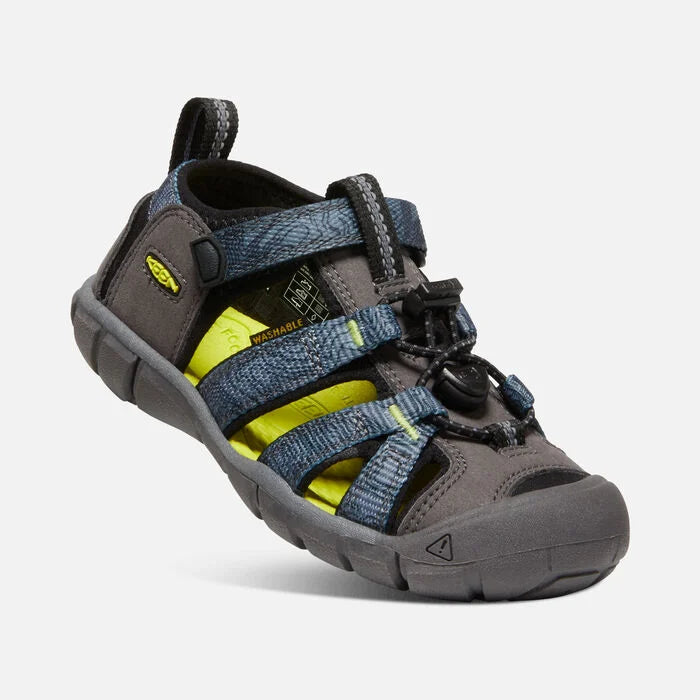 Keen Seacamp II CNX Kids' Sandals with Magnet Closure & Evening Primrose - Comfortable & Durable for Beach, Pool & Outdoor Play