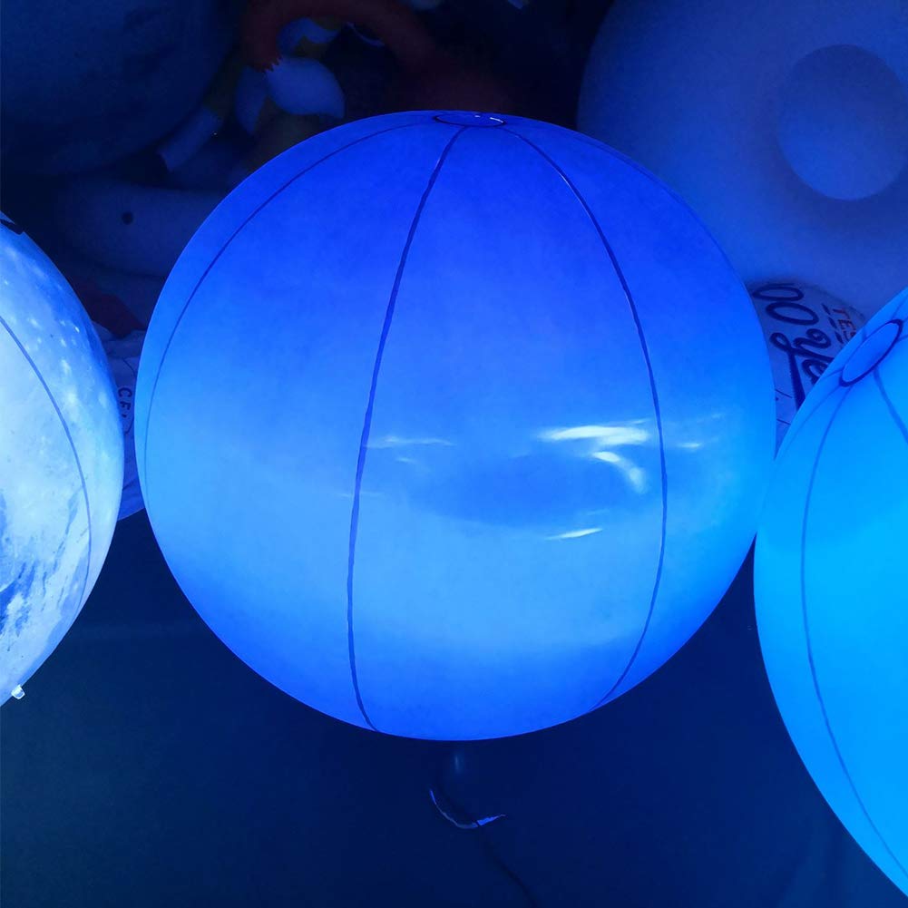Sayok 40-Inch Large Inflatable Neptune Planet Balloon - 0.25mm PVC Solar System Decoration for Classrooms, Planetariums & Space-Themed Parties | Educational Astronomy Display for Kids & Science Enthusiasts
