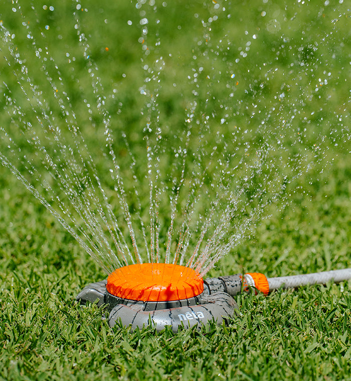 12mm Neta Multi-Pattern Sprinkler - Click On Lawn Irrigation Nozzle for Garden, Yard & Flower Beds Watering