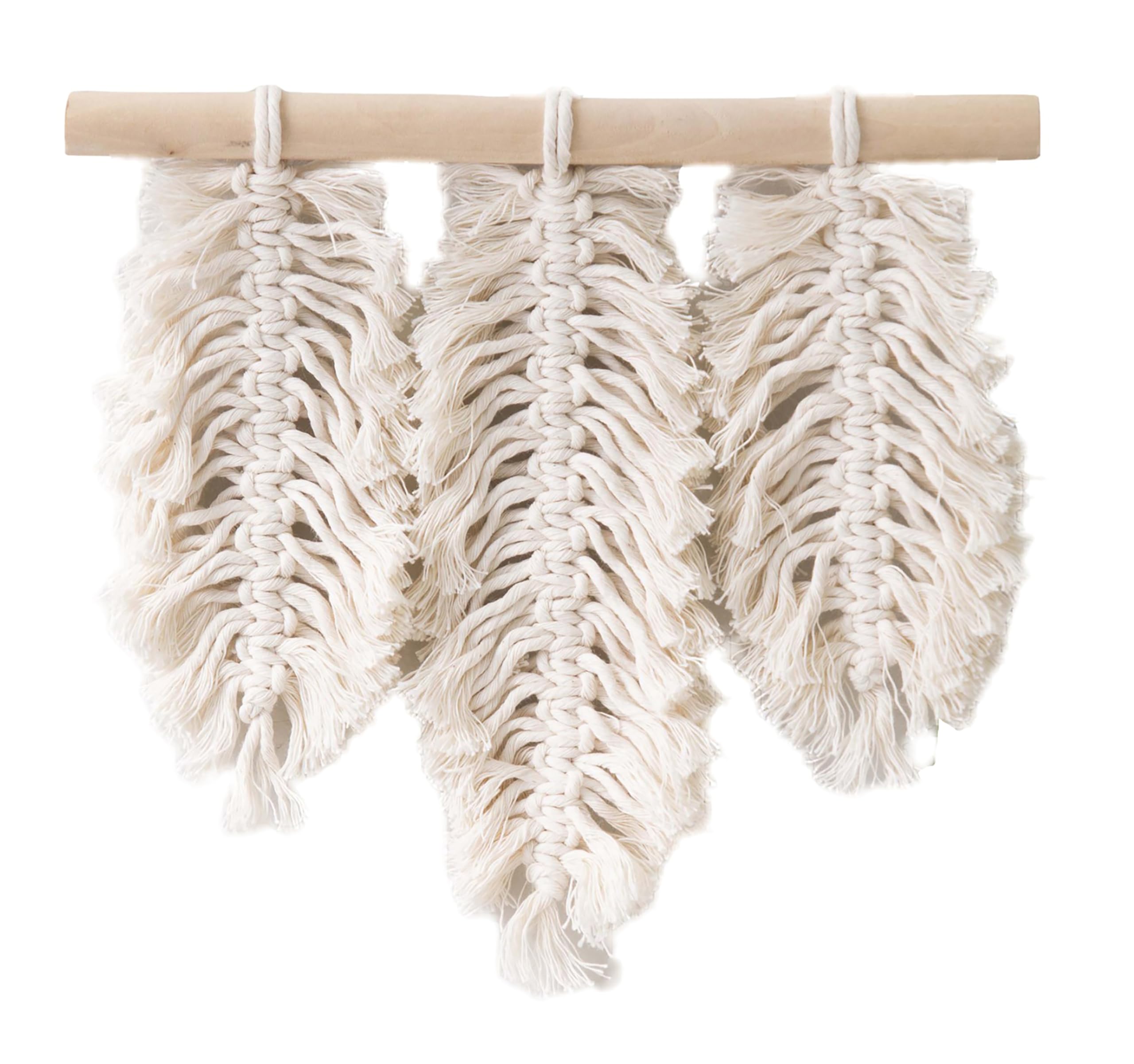 Leisure Arts Mini Maker Macrame Kit - Natural Cotton DIY Craft Kit for Beginners | Perfect for Home Decor, Wall Hangings & Boho Style Gifts