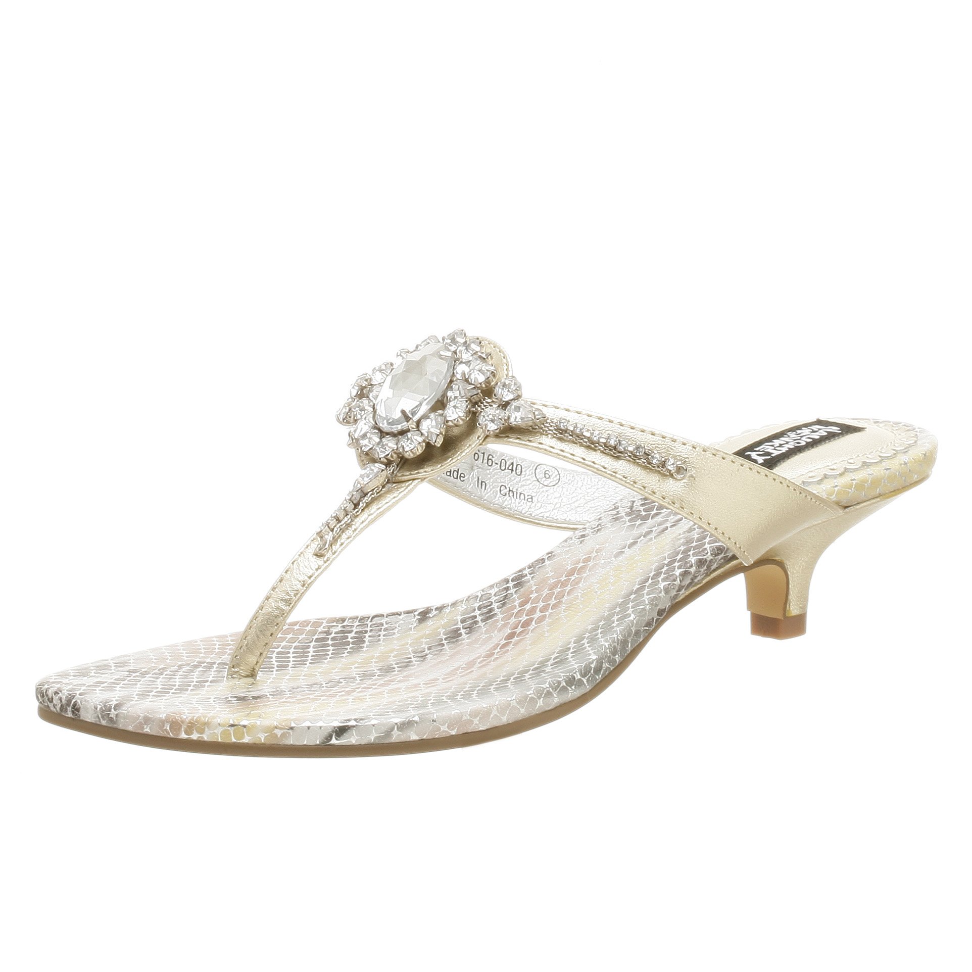 Naughty Monkey Women's Lucy Thong Sandal - Comfortable Summer Flip Flops for Beach, Pool & Casual Wear | Fashionable Strappy Sandals for Women