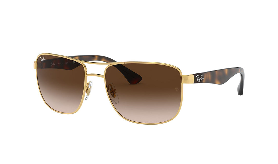 RayBan 3533 Aviator Sunglasses - Polarized UV Protection Lenses for Men & Women - Classic Pilot Style for Outdoor Activities, Driving, and Travel