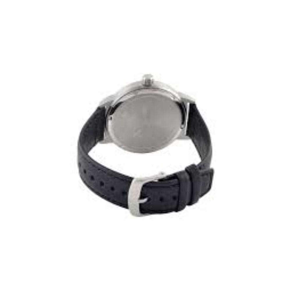 ARMANI EXCHANGE AX1463 Men's Two-Tone Stainless Steel Watch with Black Leather Strap - Quartz Analog Watch for Business, Casual & Formal Occasions