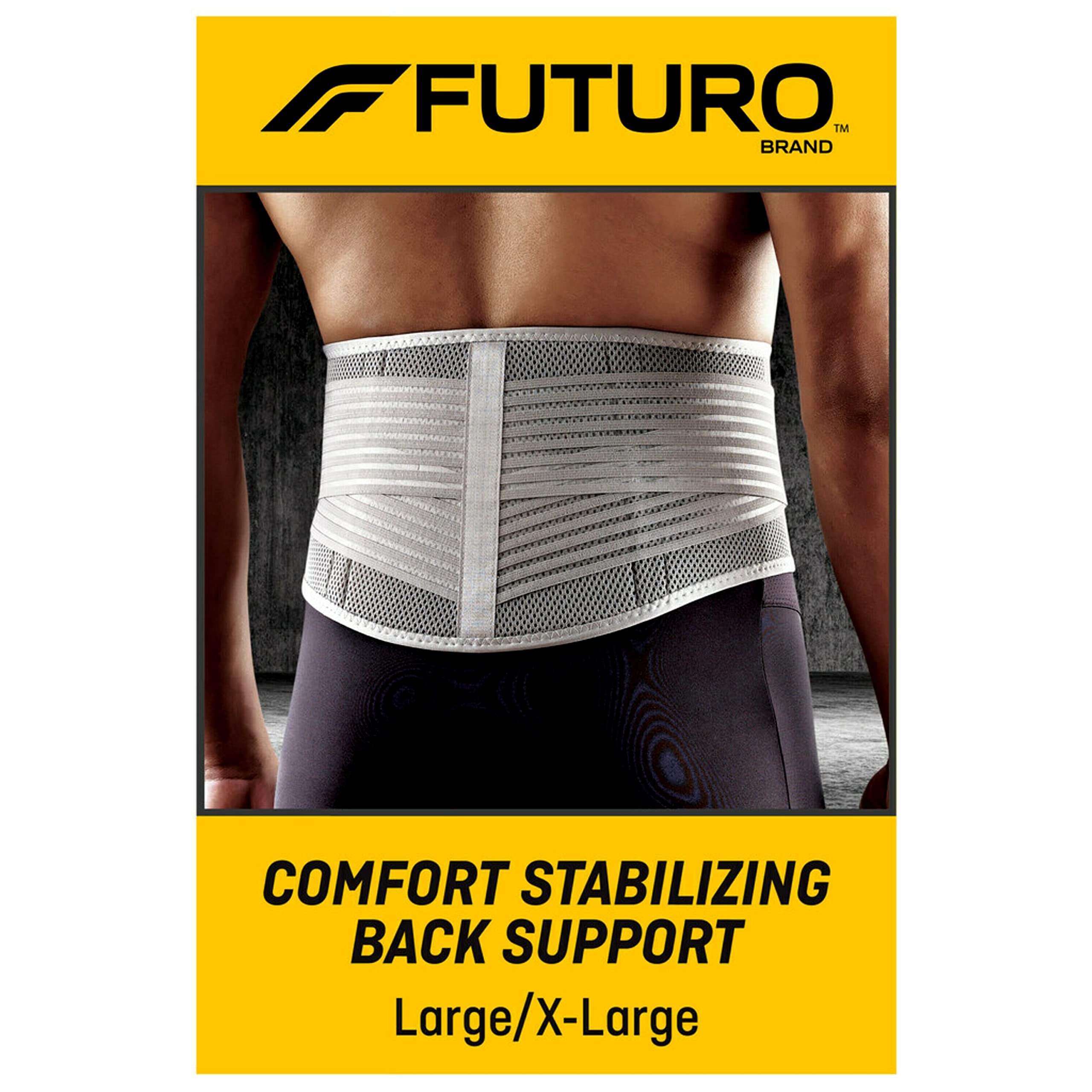 Futuro Stabilizing Back Support Belt - Large/X-Large for Pain Relief & Posture Correction | Ideal for Work, Sports & Daily Activities