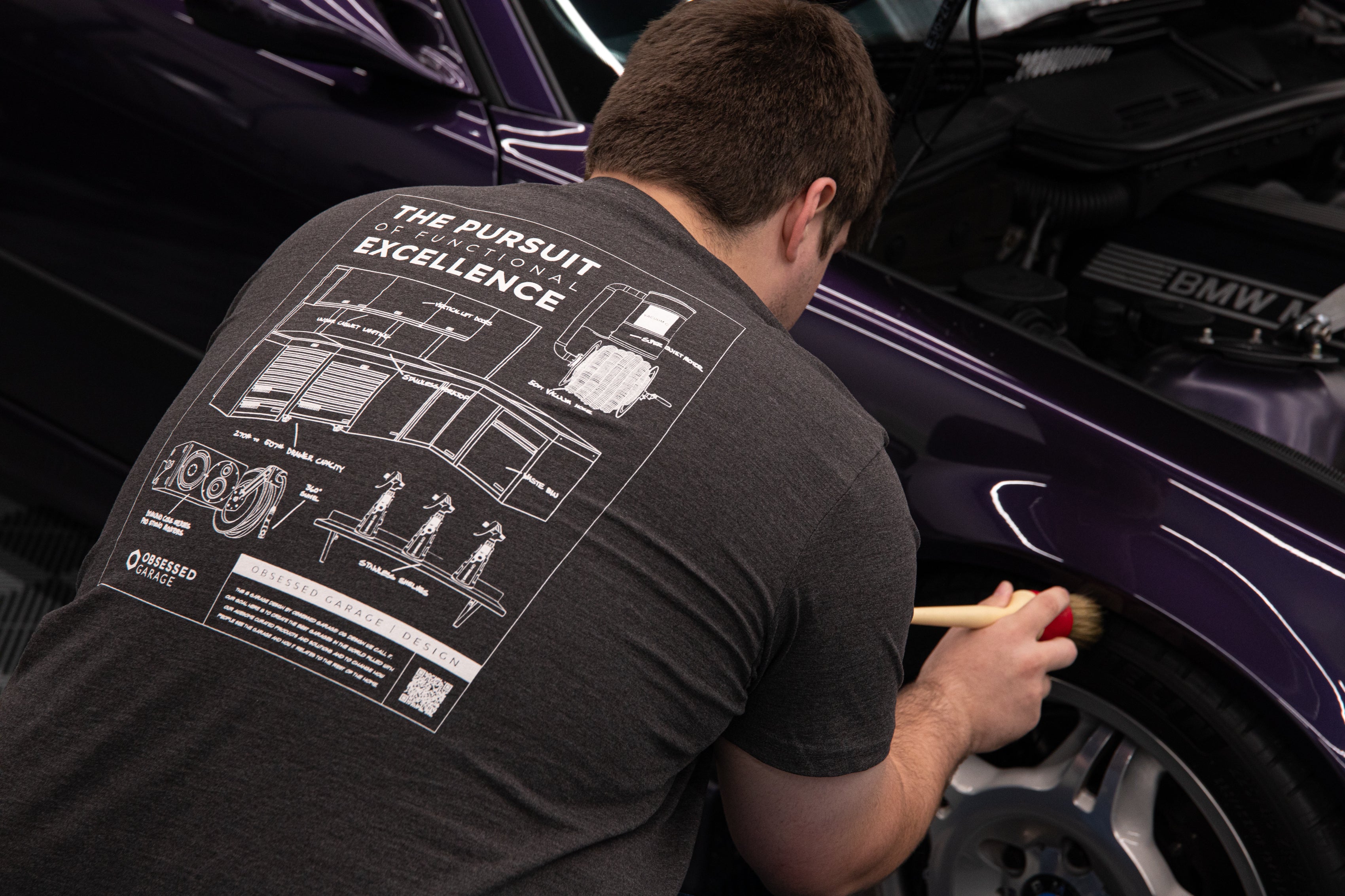 Obsessed Garage Design T-Shirt - Emira Giveaway - Perfect for Car Enthusiasts & Giveaway Events