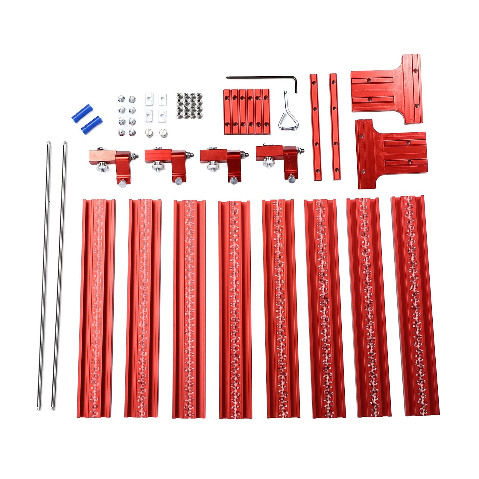 Aluminum Alloy Saw Rail - Universal Track Parallel Guide System for Woodworking & Power Tools | Perfect for Precision Cutting, DIY Projects & Professional Carpentry