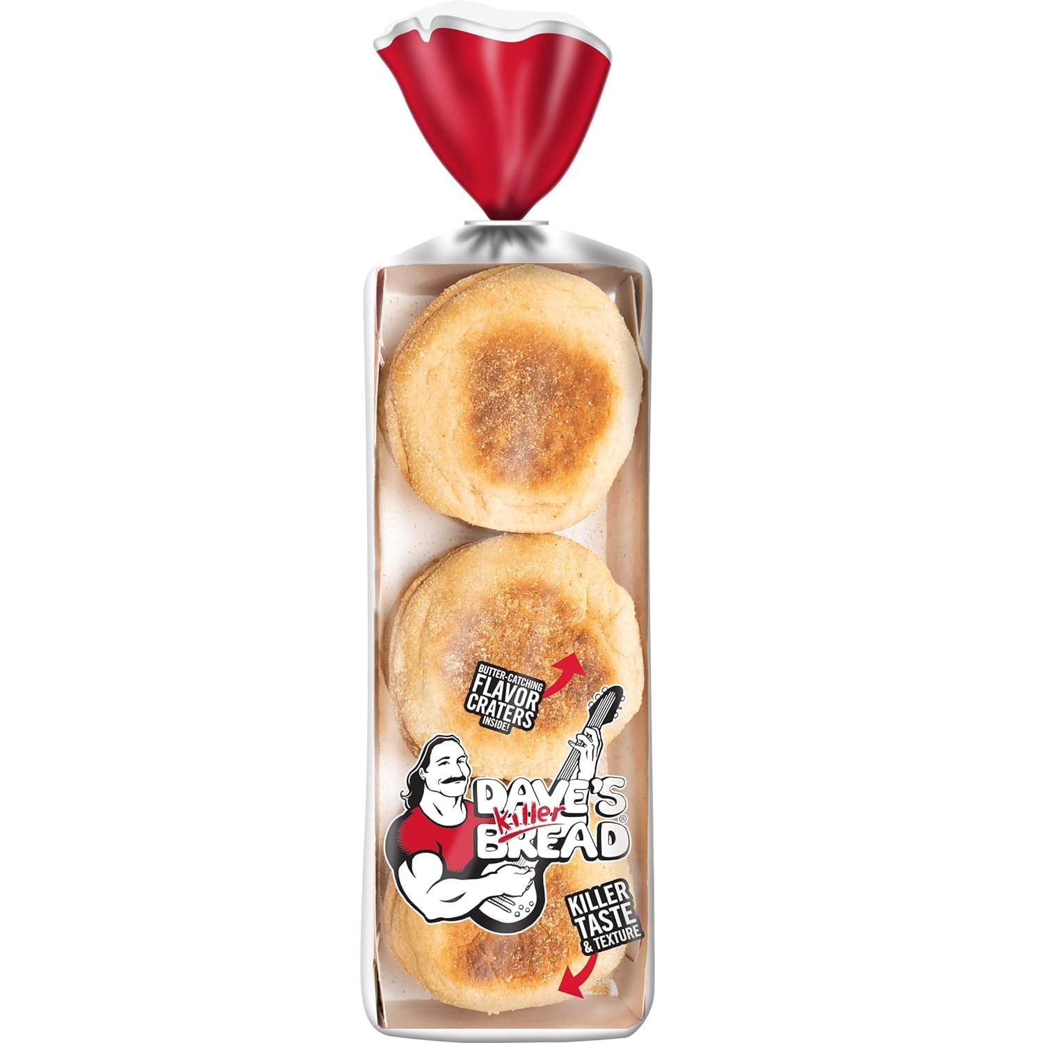 Organic English Muffins 2-Pack (12 Muffins Total) - USDA Certified, Whole Grain, Non-GMO | Perfect for Breakfast Sandwiches, Toasting & Healthy Snacking