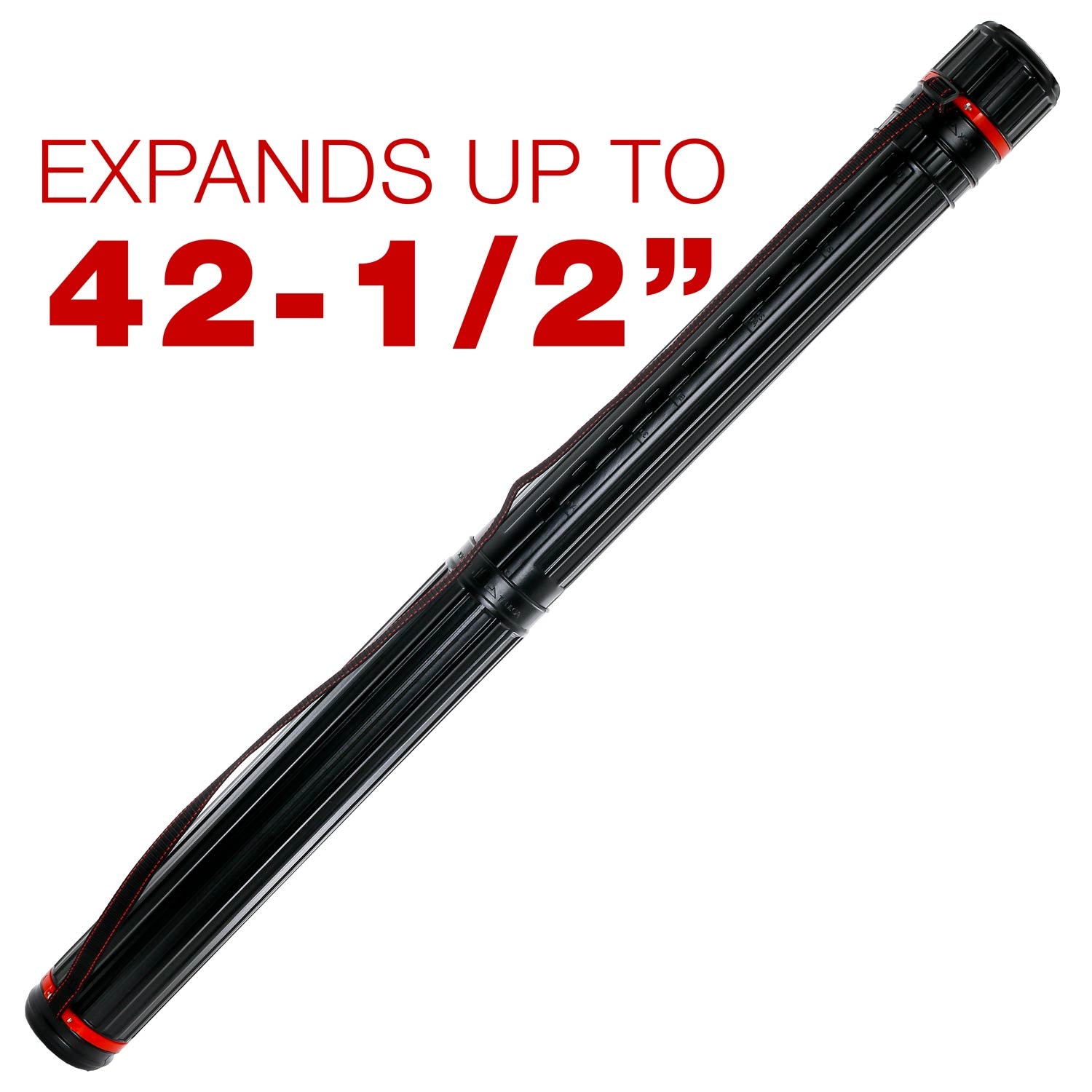 Adjustable Telescoping Poster Tube 25-42 Inches, Durable 3.25