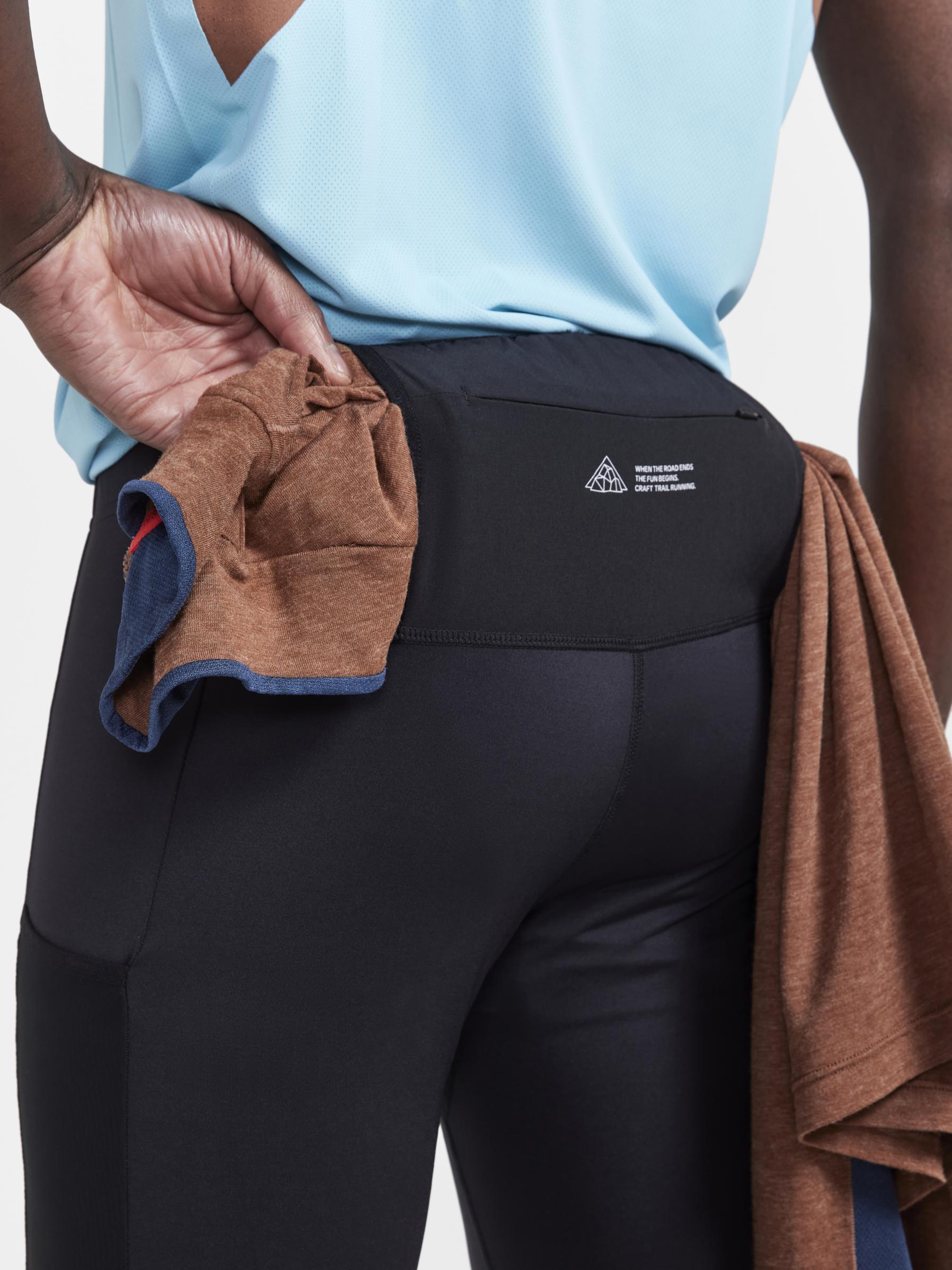 Men's Pro Trail Running Tights - High-Performance Compression Pants for Hiking, Gym & Outdoor Workouts - Moisture-Wicking & Breathable Activewear