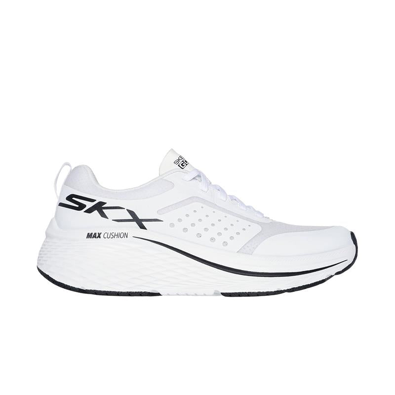 MAX CUSHIONING ELITE 2.0 Running Shoes for Men - Lightweight & Breathable Workout Sneakers - Perfect for Jogging, Gym Training and Daily Wear (White/Black)