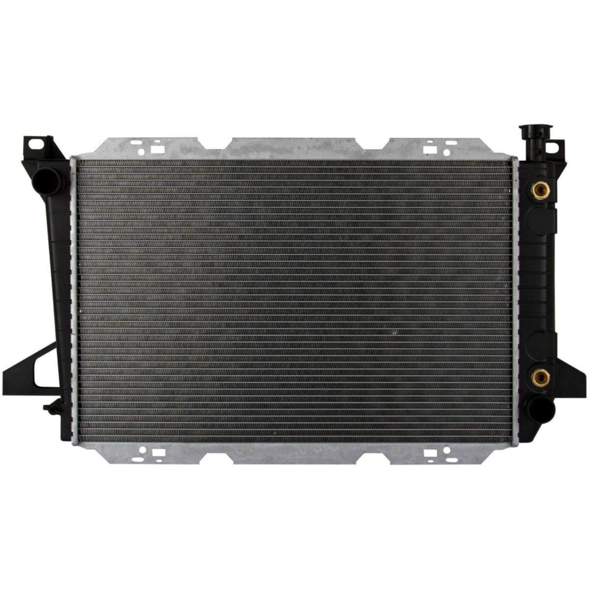 1PC Automatic 2 Row Aluminum Automotive Radiator for CU1454 - High Performance Cooling System Replacement Part for Trucks & SUVs - Perfect for Off-Roading, Towing & Heavy-Duty Use