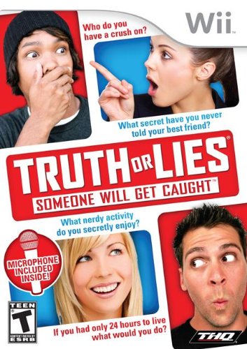 Truth or Lies Party Game with Microphone for Nintendo Wii - Fun Family & Friends Game Night Entertainment