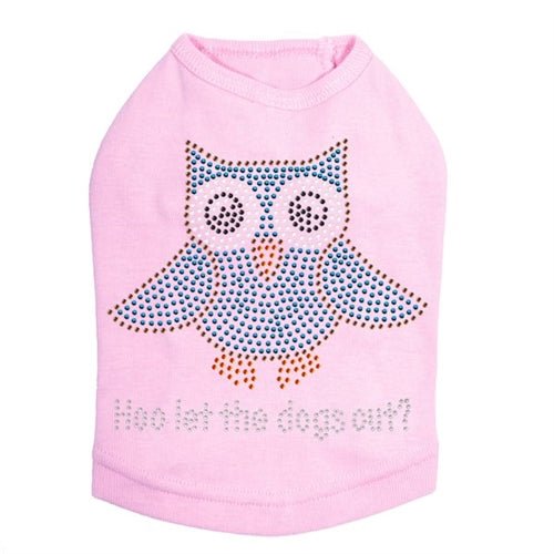 Blue Owl 'Who Let the Dogs Out' Funny Dog Tank Top - Multiple Colors for Pet Lovers & Casual Wear