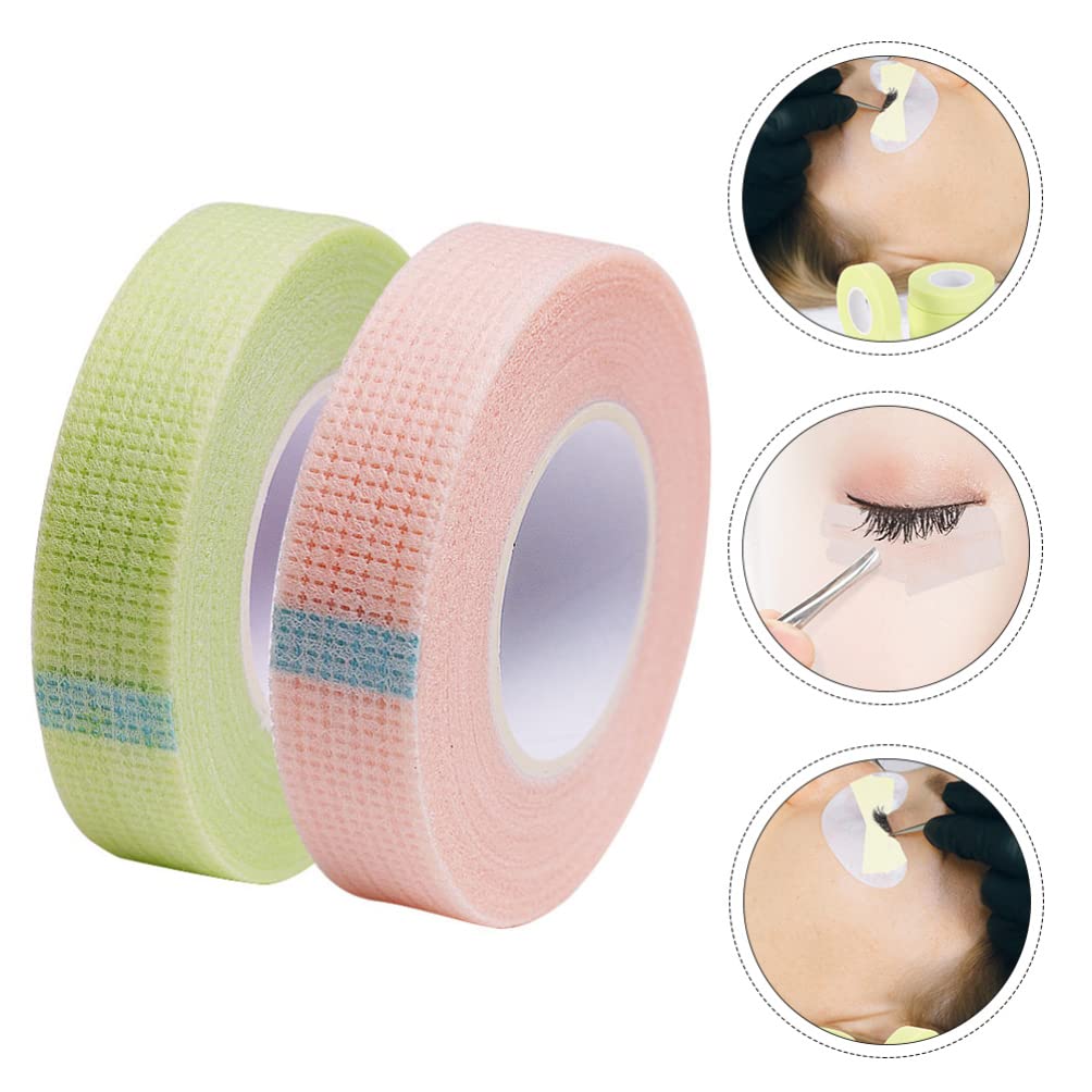 OSALADI 6 Rolls Lash Tape - Breathable Eyelash Extension Bands with Holes, Non-Woven Eyelash Separating Tape for Professional Lash Extensions & Eyeshadow Application - Perfect for Salon, Spa & Home Use