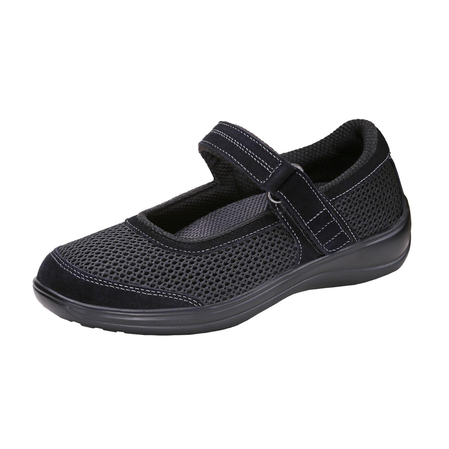 Orthofeet Women's Arch Support Mary Jane Shoes - Therapeutic Foot Pain Relief with Cushioned Ergonomic Sole & Wide Widths - Ideal for Heel Spurs, Plantar Fasciitis & All-Day Comfort at Work or Walking