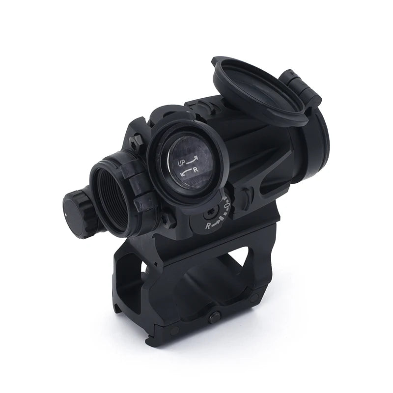 EVOLUTION GEAR Tactical M5b RDS Red Dot Sight Reflex Scope with LRP, BCM & LEAP QD Mount - Full Markings for Hunting, Airsoft & Tactical Shooting | Perfect for Outdoor Adventures, Range Training & Competitive Shooting