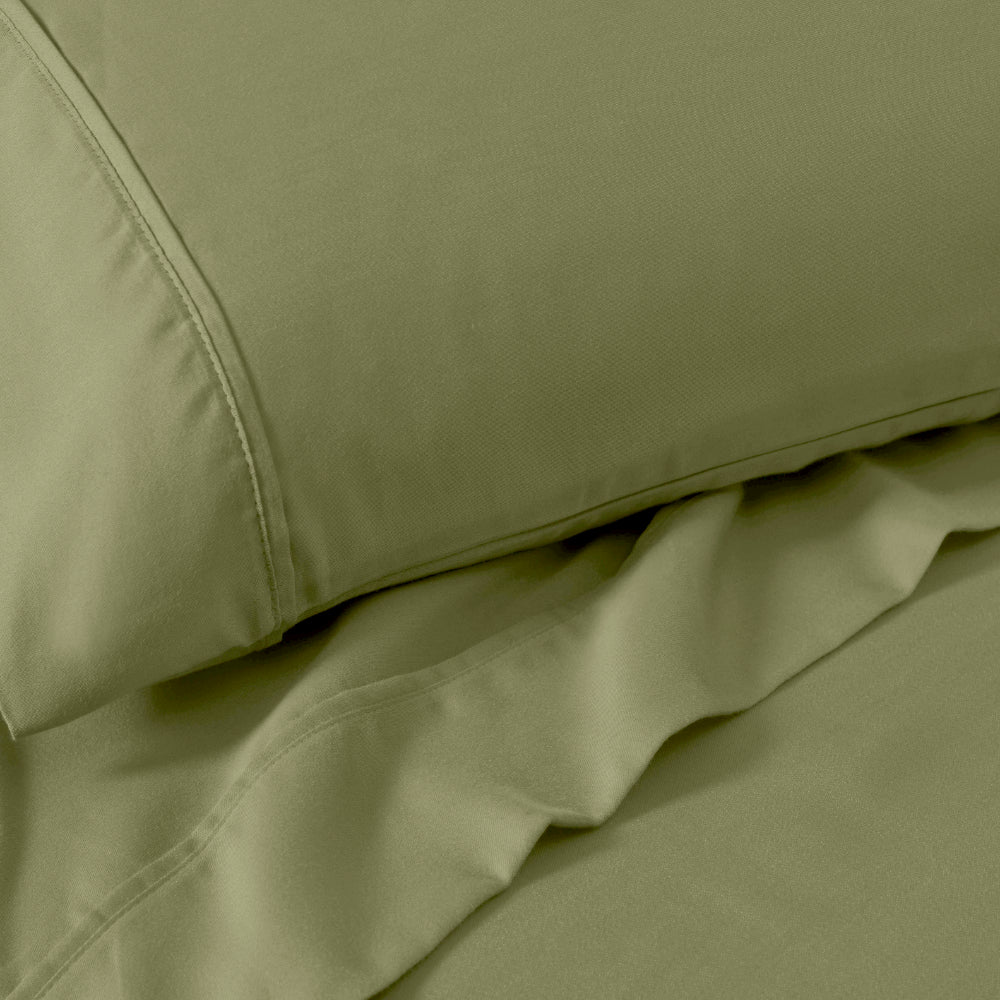 Premium 1200 Thread Count Cotton Blend 2-Piece Solid Pillowcase Set - Ultra Soft & Breathable for Bedroom Luxury (White, Queen Size) | Perfect for Home, Hotel, or Gift Giving