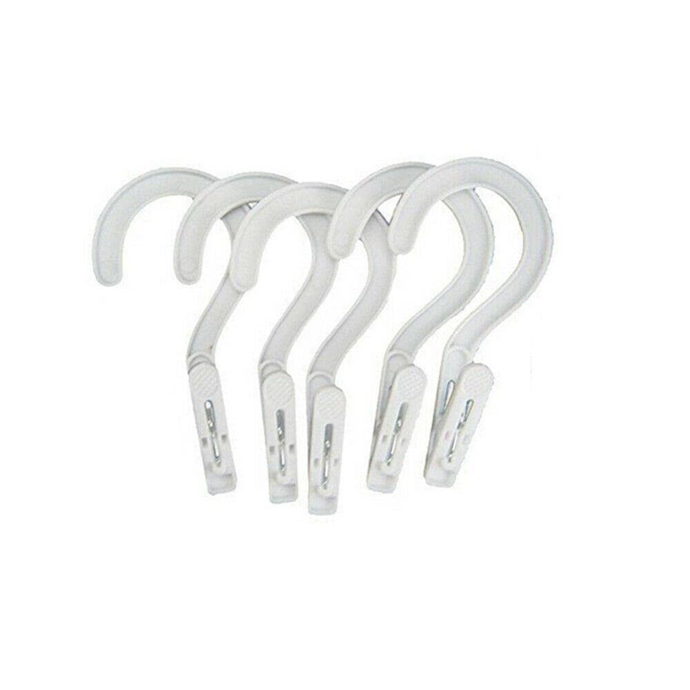 20-Piece Portable Laundry Hanger Clips - Mini Clothespins for Clothes, Towels & Outdoor Drying | Drip Dry Hooks for Home, Travel & Camping | Space-Saving Storage Solution for Small Spaces