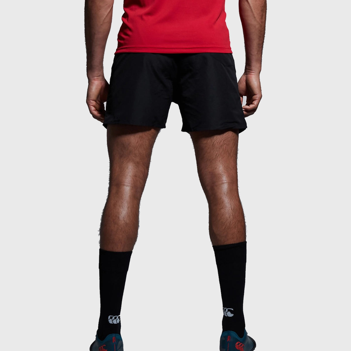Canterbury Men's Tactic Shorts - Breathable Athletic Shorts for Running, Training & Gym Workouts - Black Performance Shorts for Sports & Active Lifestyle