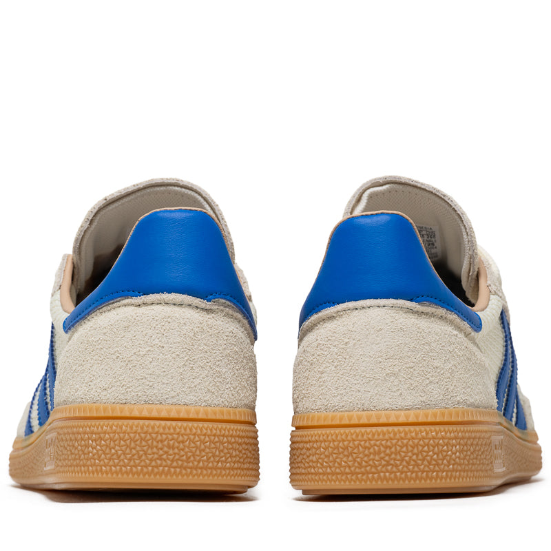 Adidas Handball Spezial Sneakers - White & Blue Retro Sports Shoes for Men | Classic Indoor & Outdoor Training, Casual Streetwear Fashion