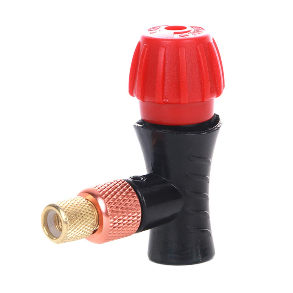 LIOOBO Bike Pump Adapter - 1pc High Pressure Inflator Head for Bicycle Tires, Sports Balls, Air Mattresses - Perfect for Road Bikes, Mountain Bikes & Inflatable Gear