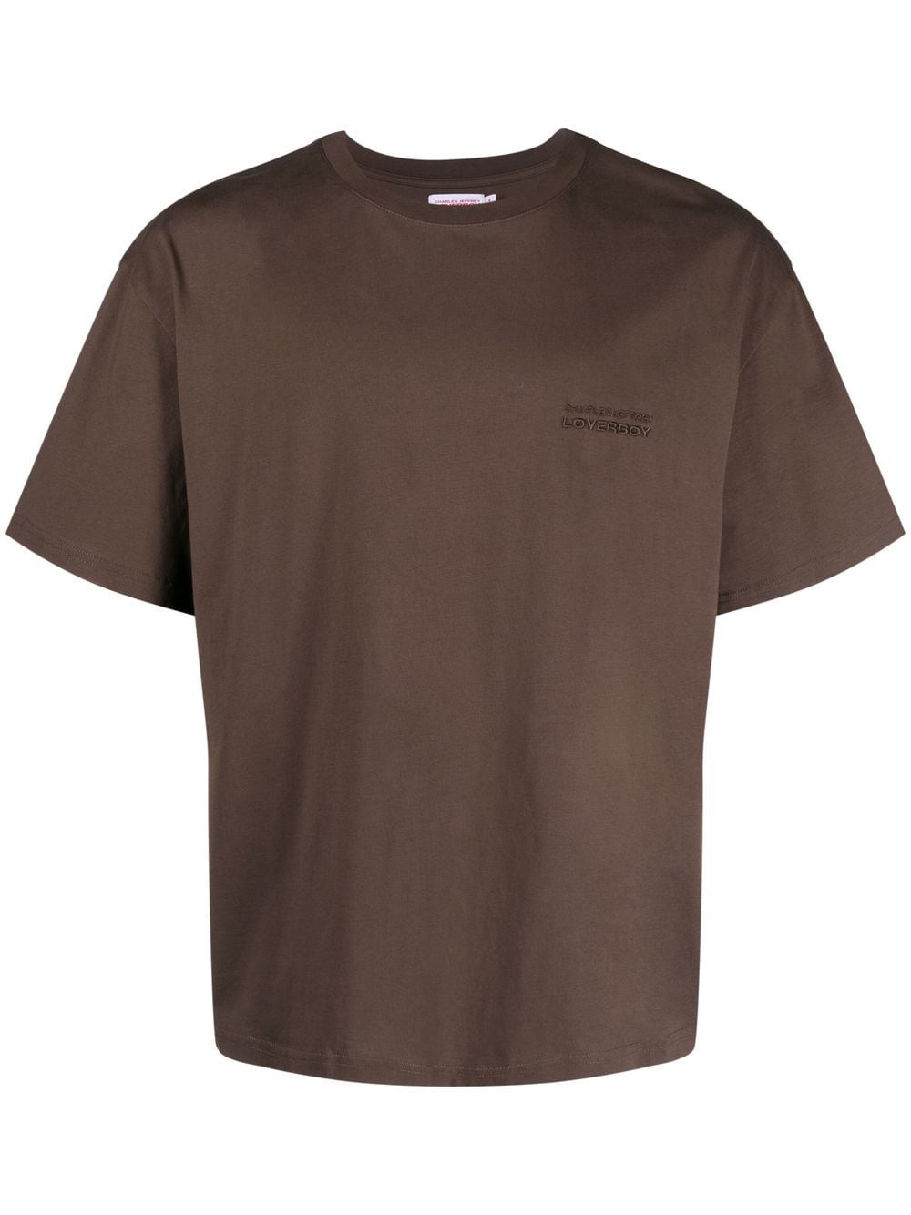 CHARLES JEFFREY LOVERBOY Premium Cotton T-Shirts & Polo Shirts for Men - Trendy Brown Casual Wear for Street Style & Everyday Outfits