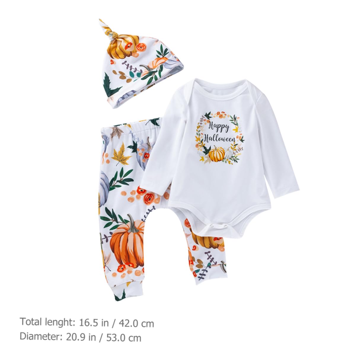 WOFASHPURET 2-Pack Halloween Romper Outfits - 100% Cotton Baby Costume for Boys & Girls | Perfect for Trick-or-Treating, Halloween Parties & Photo Shoots