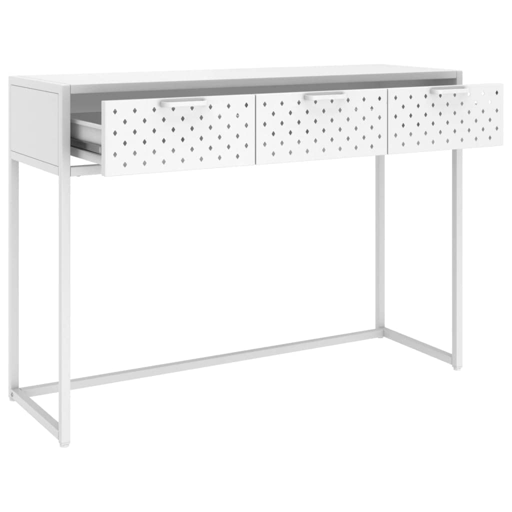 SKM White Console Table 41.7