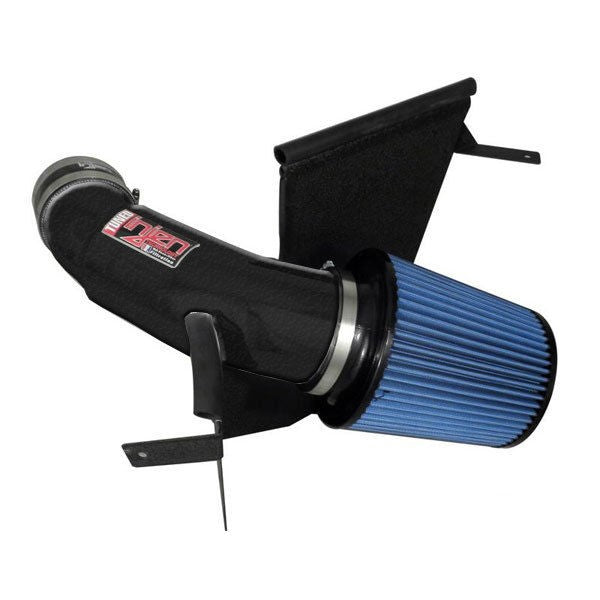 2013-2014 Jeep Grand Cherokee SRT8 High Performance PowerFlow Cold Air Intake System - Wrinkle Black Finish - Enhances Horsepower & Fuel Efficiency for Off-Road & Street Driving