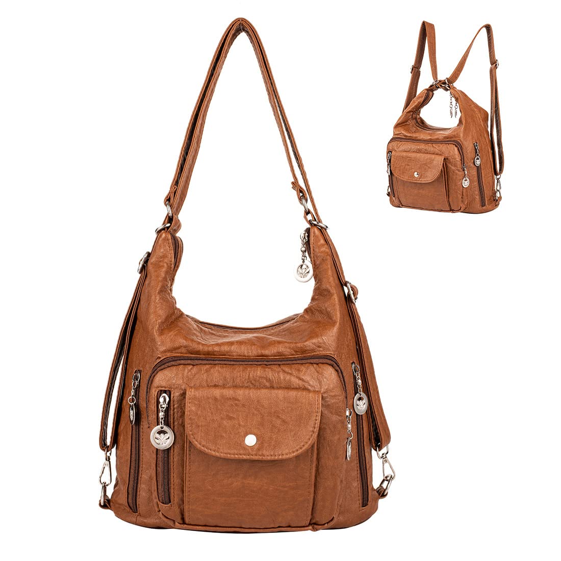 Stylish Large Hobo Bags for Women - Soft PU Leather Shoulder & Crossbody Purse with Multiple Pockets | Perfect for Work, Travel & Everyday Use