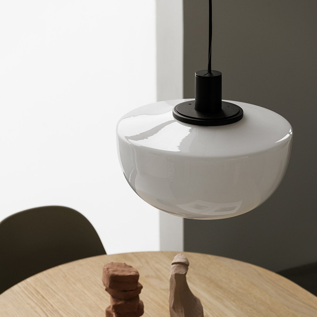 Norm Architects Bank Pendant Menu - Modern Scandinavian Hanging Light Fixture for Dining Room, Kitchen Island & Living Room Decor