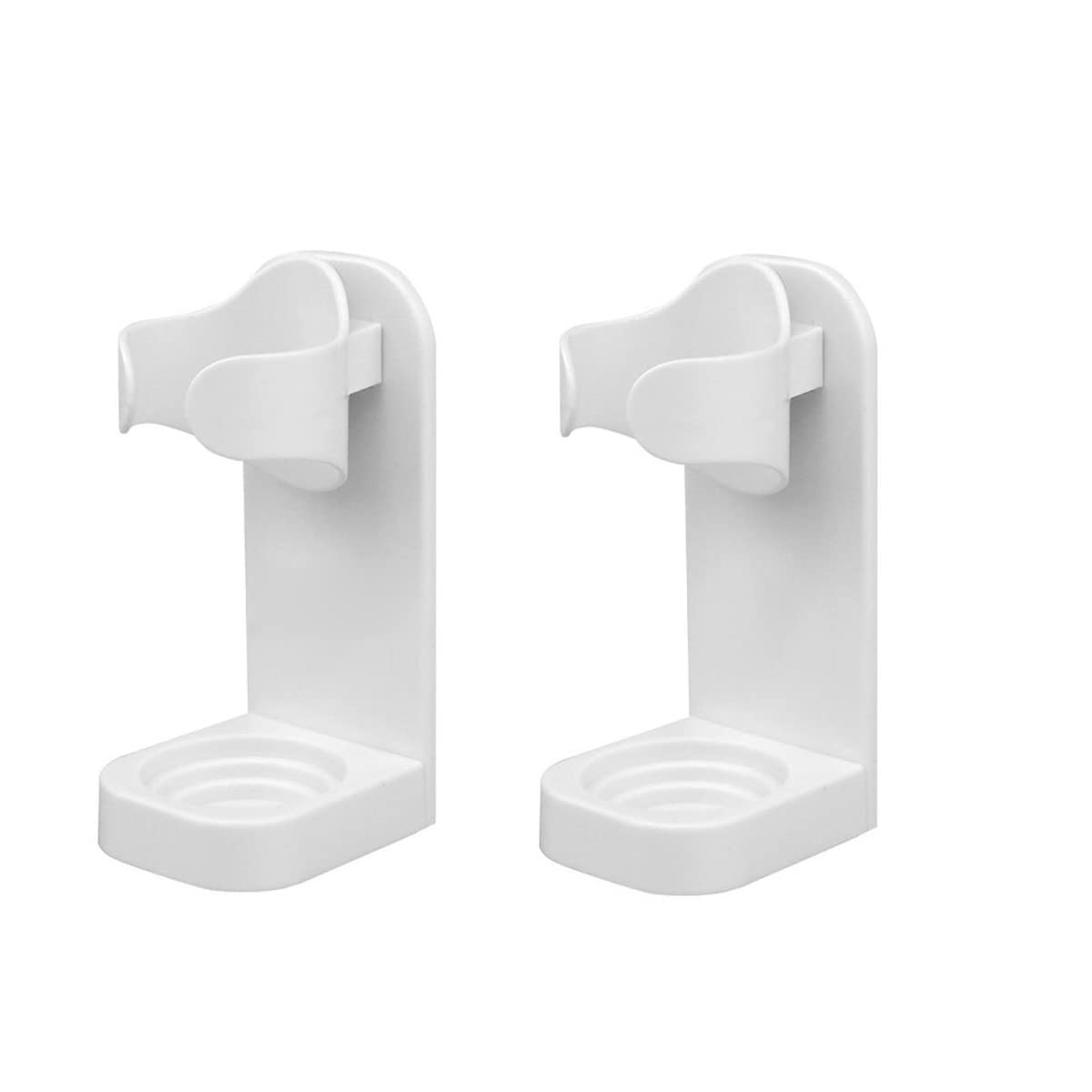 4Pcs Electric Toothbrush Holder Set - Wall Mounted Traceless Stand Rack Organizer for Bathroom | Space Saving Toothbrush Storage | Perfect for Electric Toothbrushes, Bathroom Organization & Small Spaces