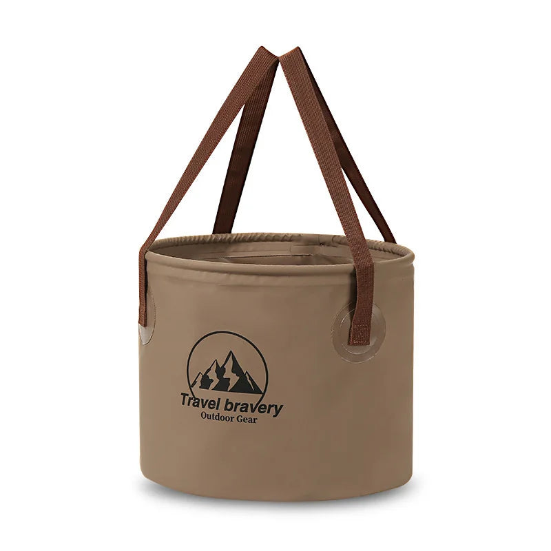 Multi-Purpose Collapsible Water Bucket - Portable & Space-Saving for Camping, Hiking, Gardening, and Emergency Preparedness