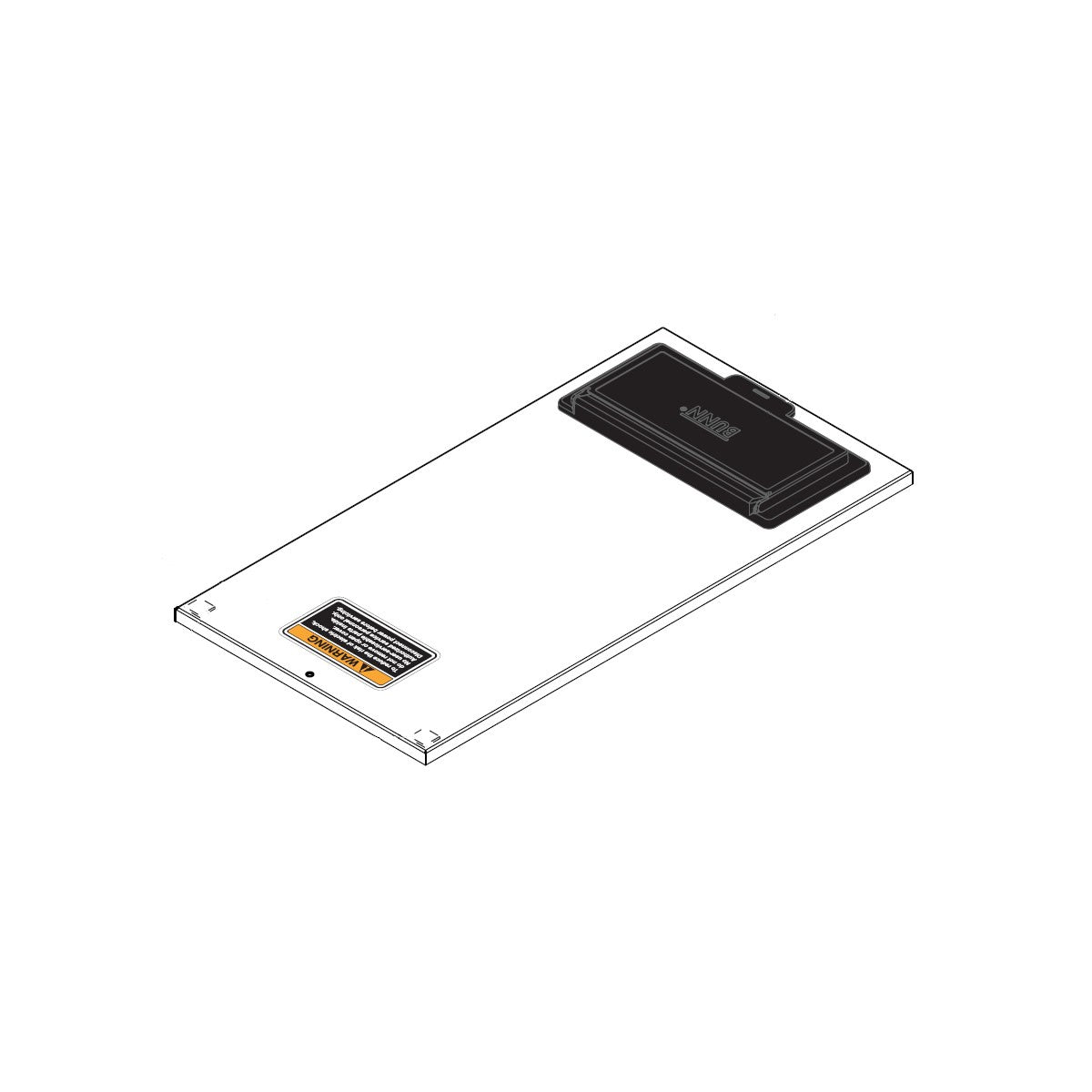Bunn VPR Brewer Top Cover Assembly - Replacement Part for Commercial Coffee Machines | Perfect for Restaurants, Cafes & Offices