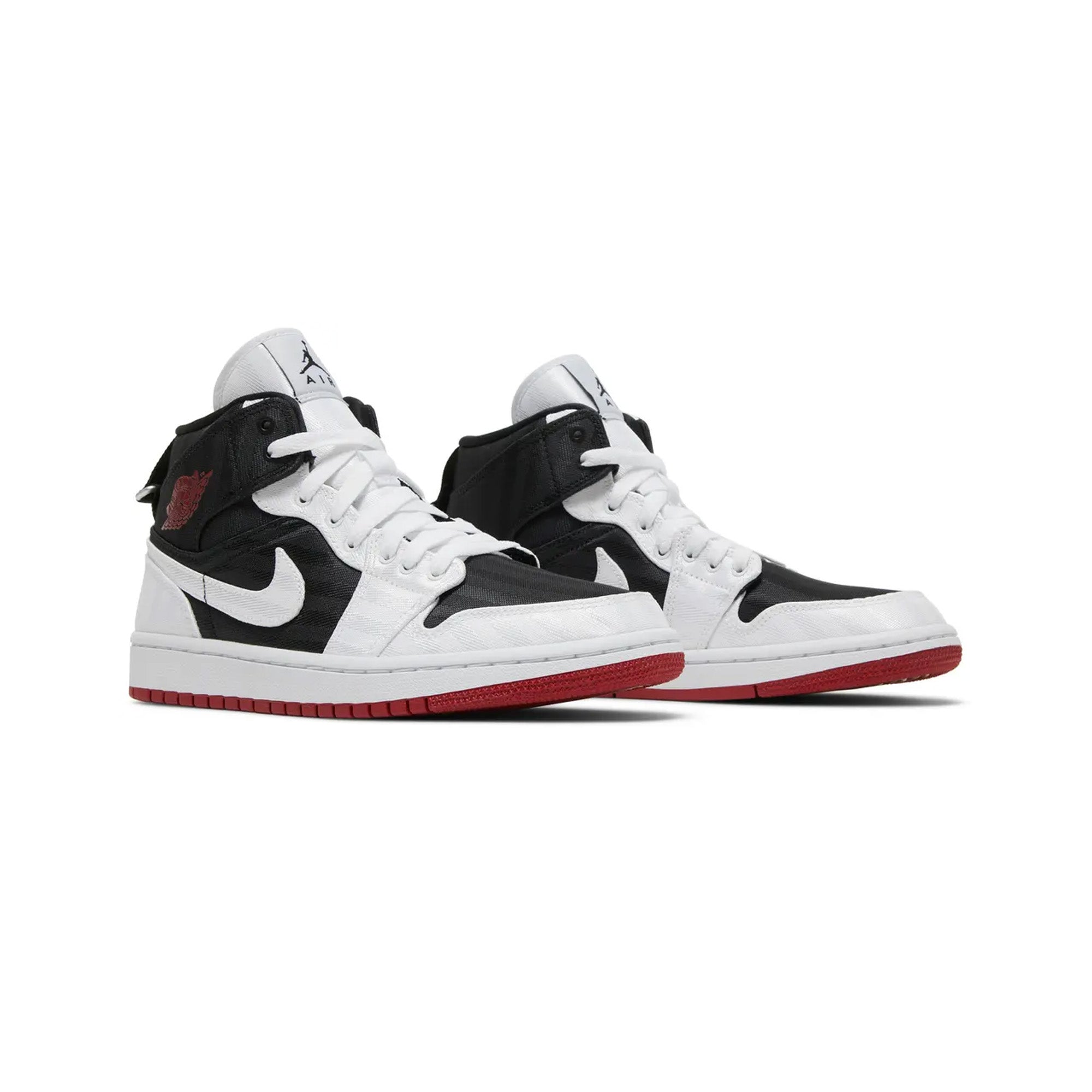 Air Jordan 1 Mid SE 'White Black Red' Basketball Shoes (2021) - Men's Sneakers for Casual Wear, Street Style & Sports Performance