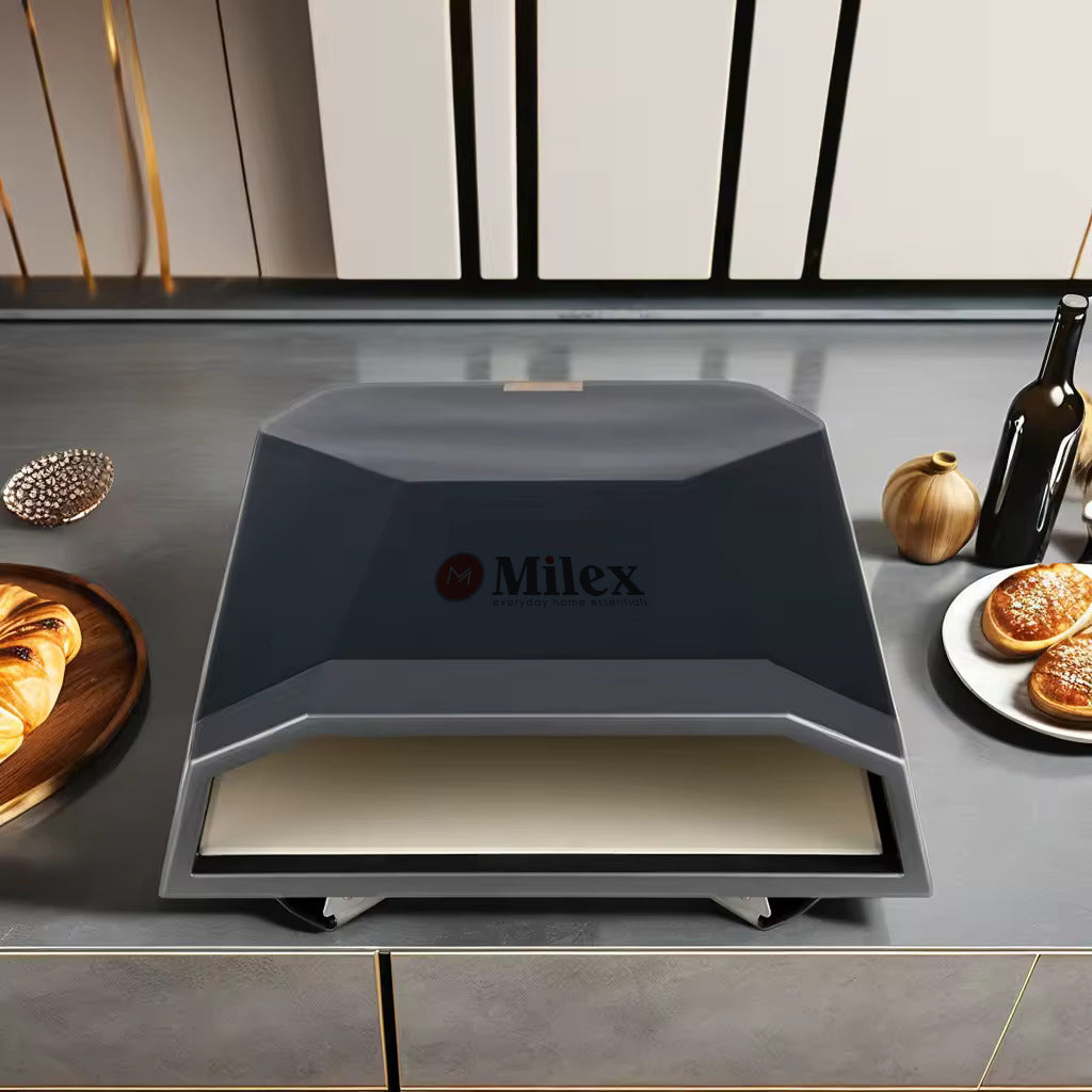 Milex Professional Outdoor Pizza Oven - Portable Wood Fired Pizza Maker for Backyard, Camping & Outdoor Cooking - Perfect for Home Chefs & Pizza Lovers